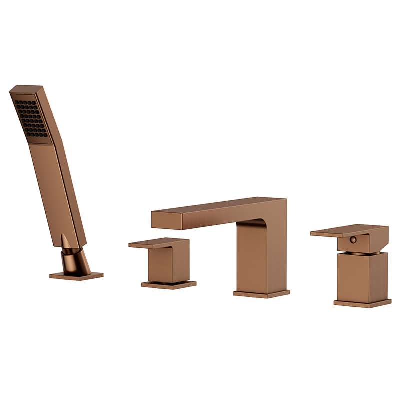 Bateria wannowa 4-otworowa ARS SATIN COPPER